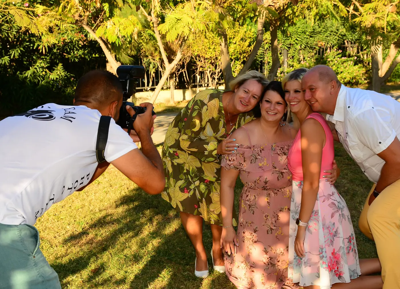Gruppen-Shooting im Park